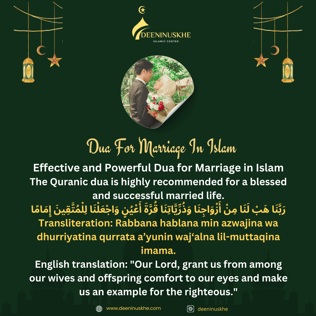 Dua For Marriage In Islam